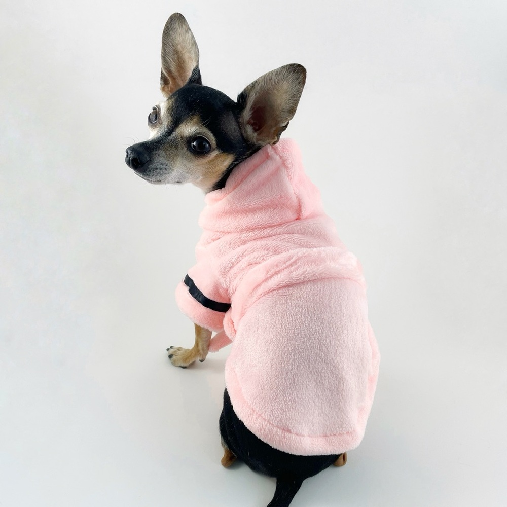 NWT Dog Pink Bathrobe